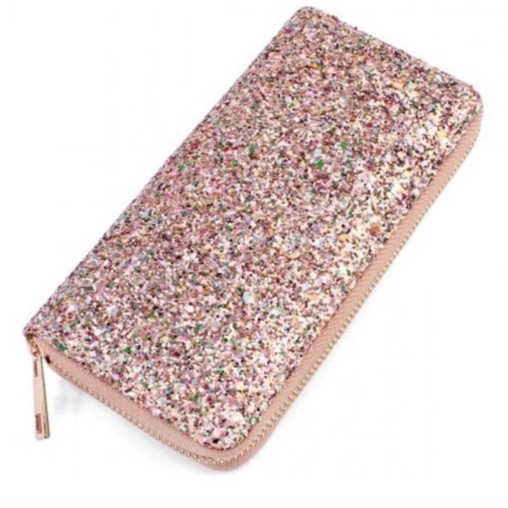 Blush Pink Glitter Wallet 💕💕